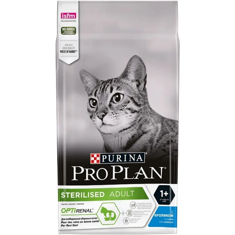 Purina proplan gatto adult sterilised optirenal coniglio 1,5 kg