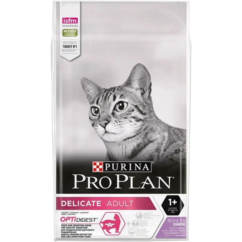 Purina proplan gatto delicate ricco di tacchino 10 kg