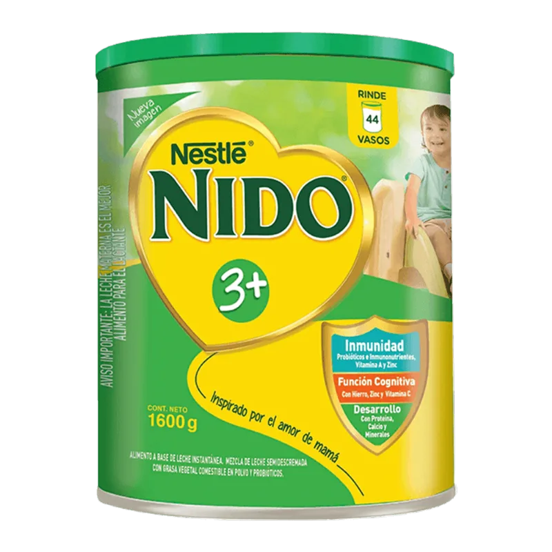 Nido 3+ Desarrollo|1.6 kg Nido 3+ Desarrollo Lata 1.6kg