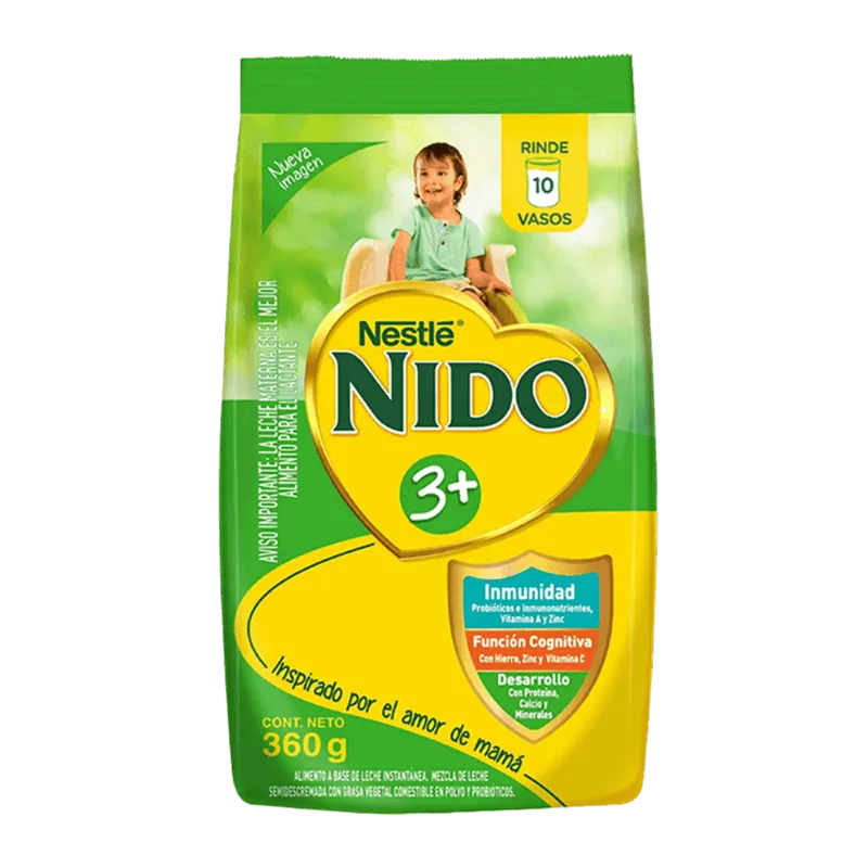 Nido 3+ Desarrollo Bolsa|360g Nido 3+ Desarrollo Bolsa 360g