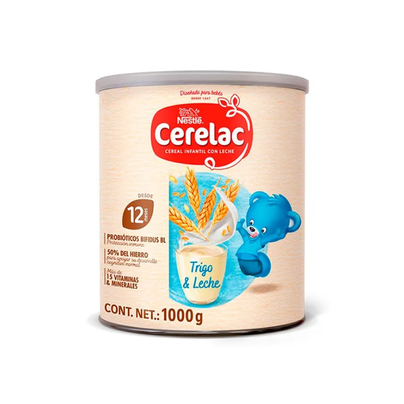 Cerelac Cereal Infantil Trigo Y Leche 1 Kg Lata