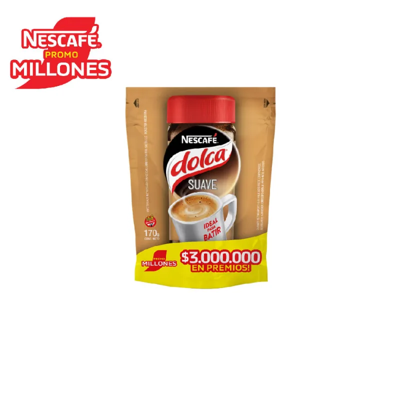Café Instantáneo Nescafe Dolca Suave Doypack X 170 Gr