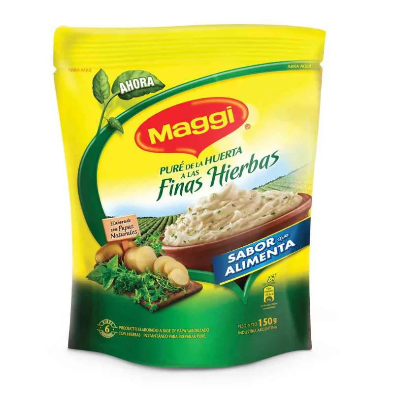 Puré De Papas Maggi Finas Hierbas 150 Gr