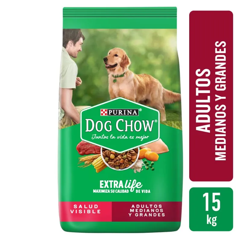Alimento Dog Chow X 15 Kg Dog Chow Adultos Medianos Y Grandes 15 Kg