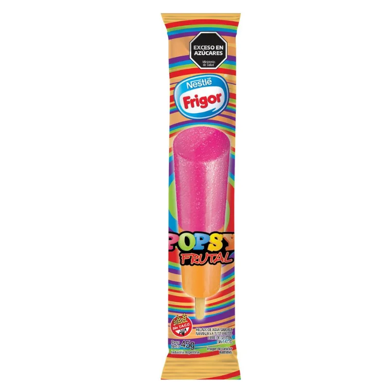 Helado Popsy frutal Frigor 45 g.