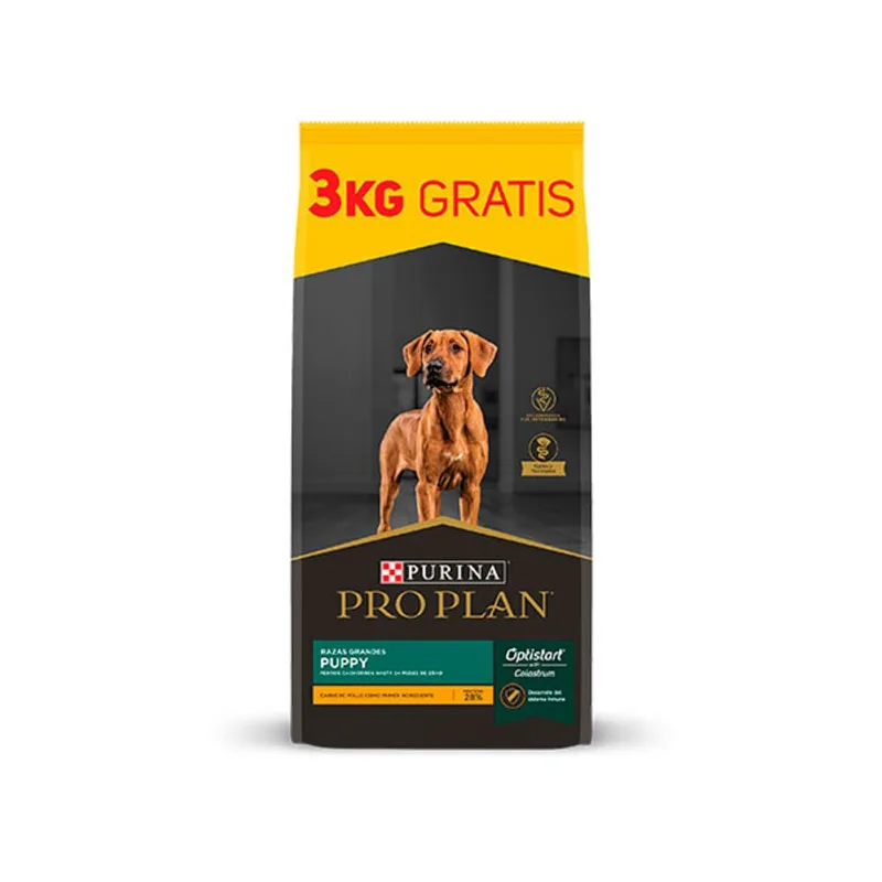 Pro Plan Perro Cachorro Raza Grande x 15 + 3 Kg