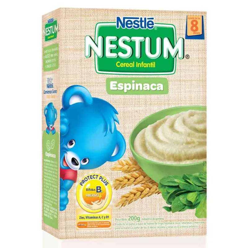 Cereal Nestum Con Espinaca 200 Gr