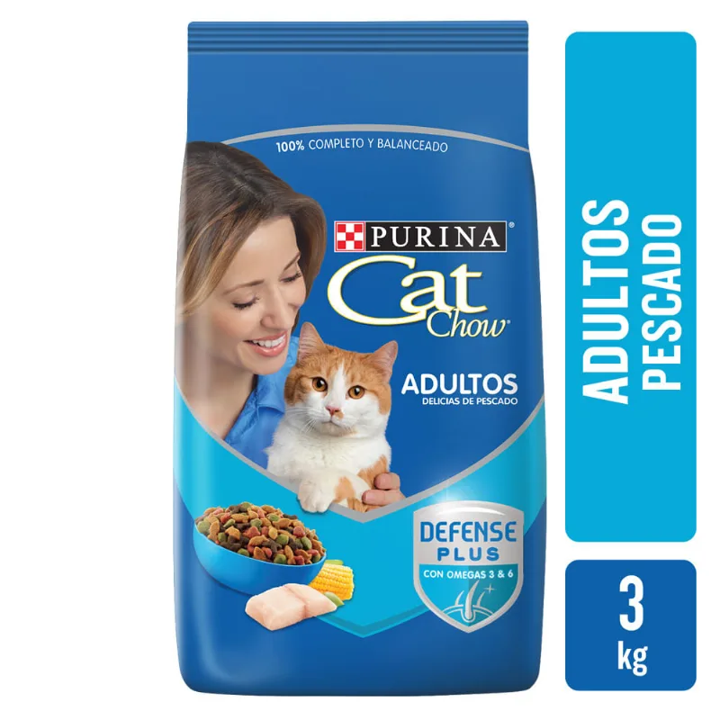 Alimento Para Gatos Purina Cat Chow Adulto 3 Kg