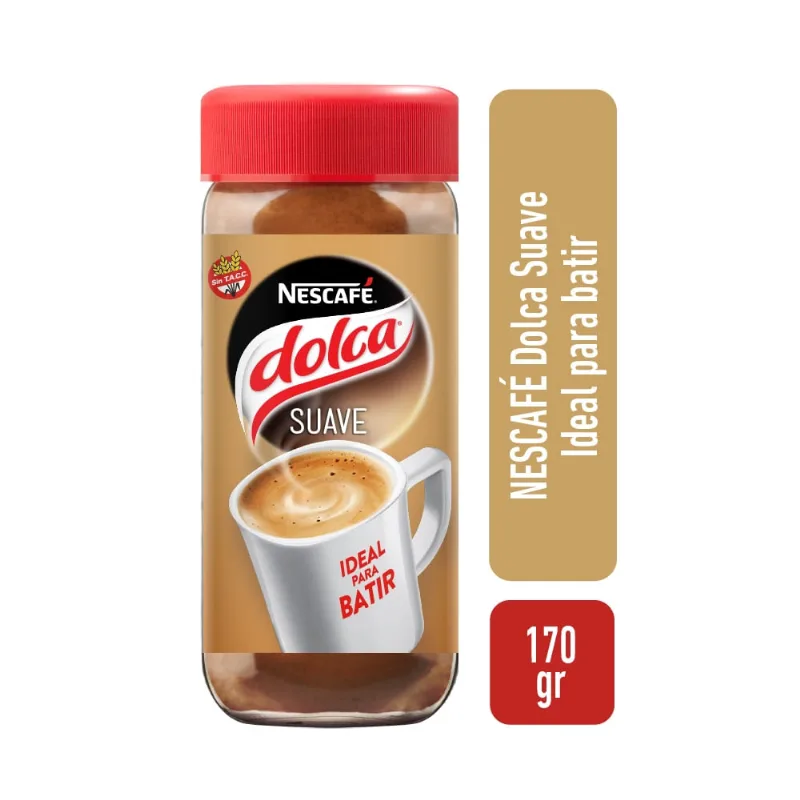 Café Instantáneo Nescafe Dolca Suave X 170 Gr
