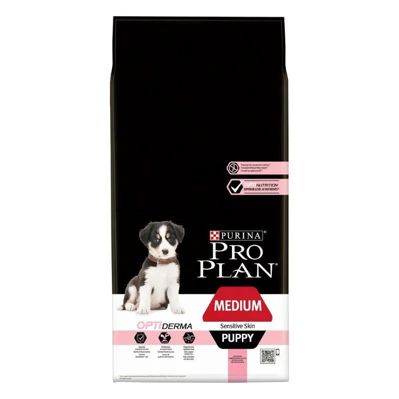 Purina Proplan puppy medium sensitive skin optiderma 12 kg