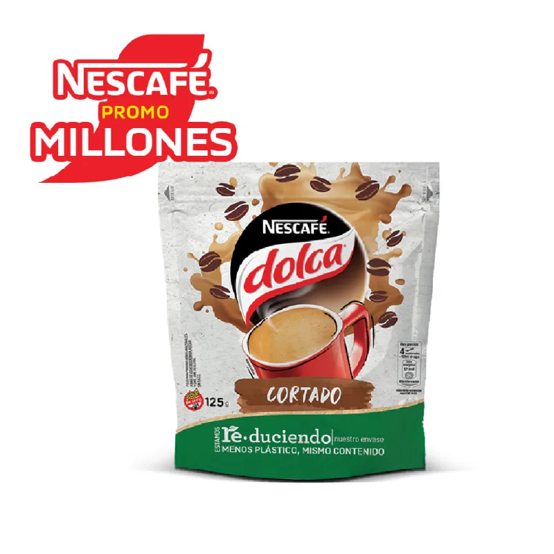 Café Nescafe Dolca Cortado Dp X125g Café Instantáneo Nescafe Dolca Cortado 125 Gr