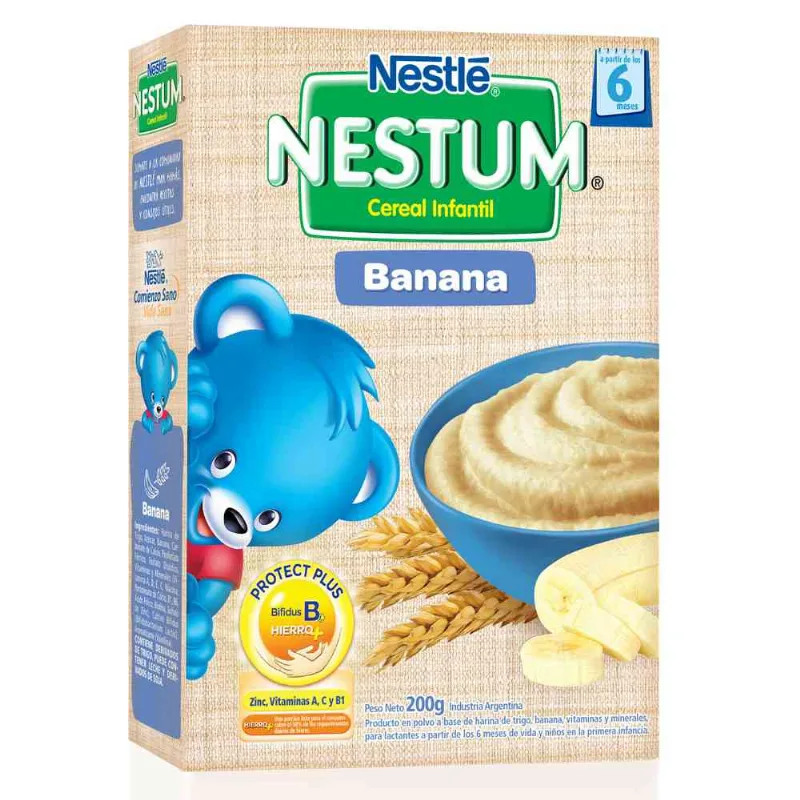 Cereal Infantil Nestum Banana 200 Gr