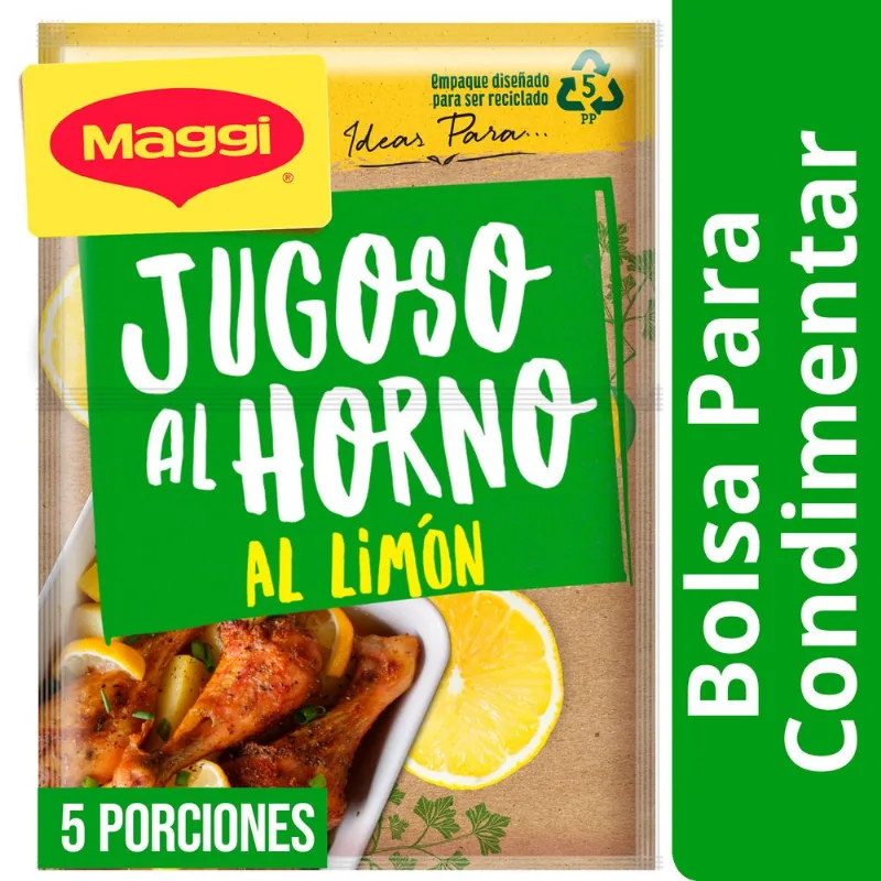 Base Maggi Jugoso Al Horno Pollo Al Limón 24G