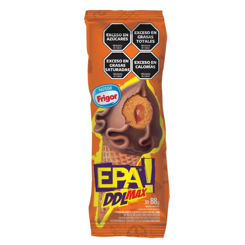 Helado cono dulce de leche max Epa 88 g.