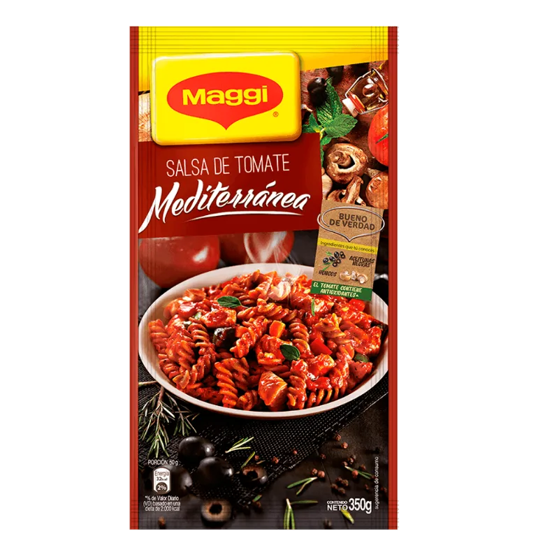 Salsa de Tomate Mediterranea Maggi|350g