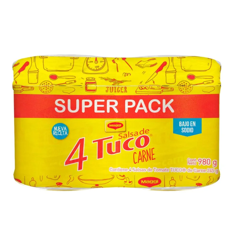 Salsa de Tomate Maggi Tuco con Carne 980 g