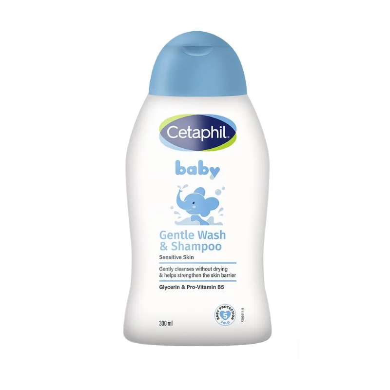 Baño Líquido para Rostro Cabello y Cuerpo Baby - Cetaphil 300 ml