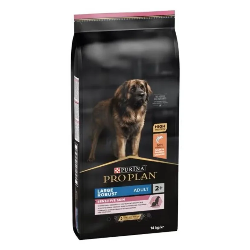 Purina proplan adult large robust sensitive skin optiderma salmone 14 kg