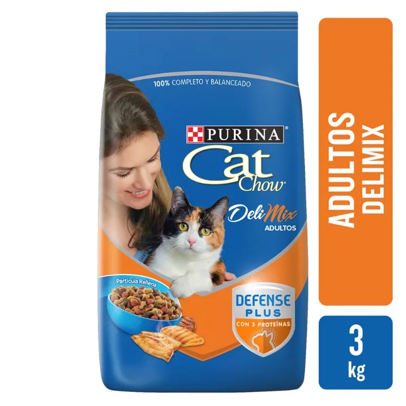 Alimento Cat Chow Adultos Deli Mix 3 Kg