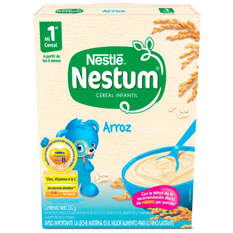 ALIMENTO BEBES BASE ARROZ NESTUM 350 gr