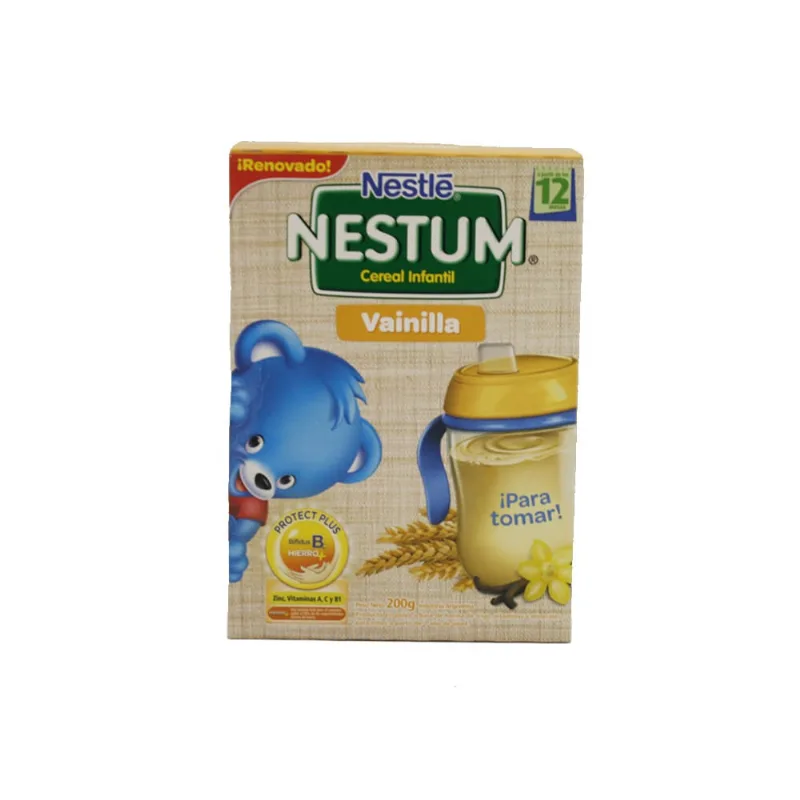 Cereal Nestum Bl Hierro Vainilla 12x200 Gr