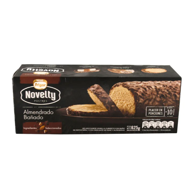 Postre Helado Almendrado BaØado Novelty 625 Gr Postre Helado Almendrado Bañado Novelty 625 Gr