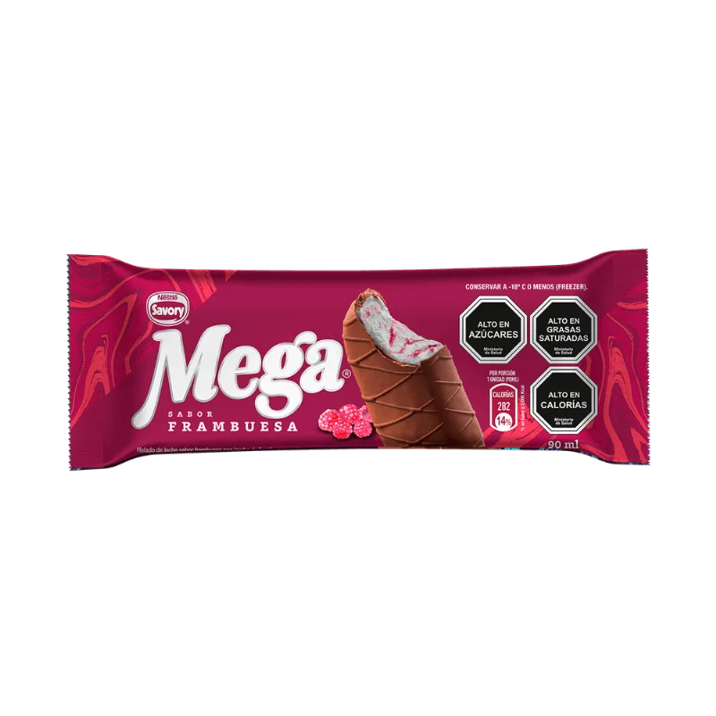 Helado Mega Frambuesa 90 ml