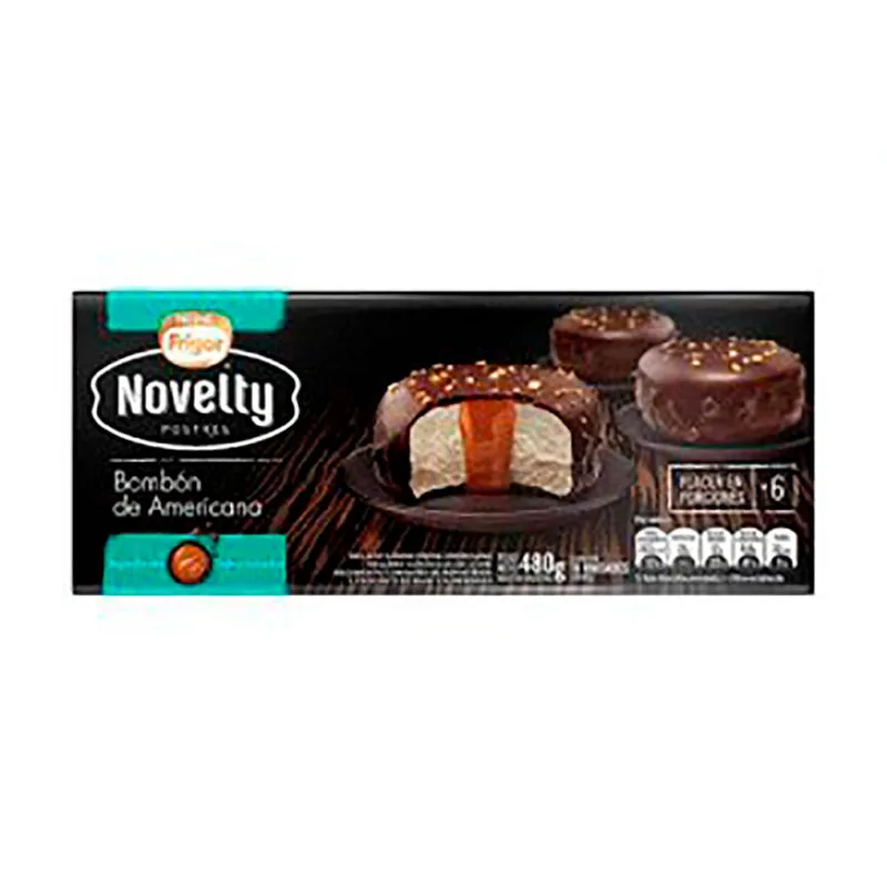 Helado Bombón Crema Novelty 480 Gr