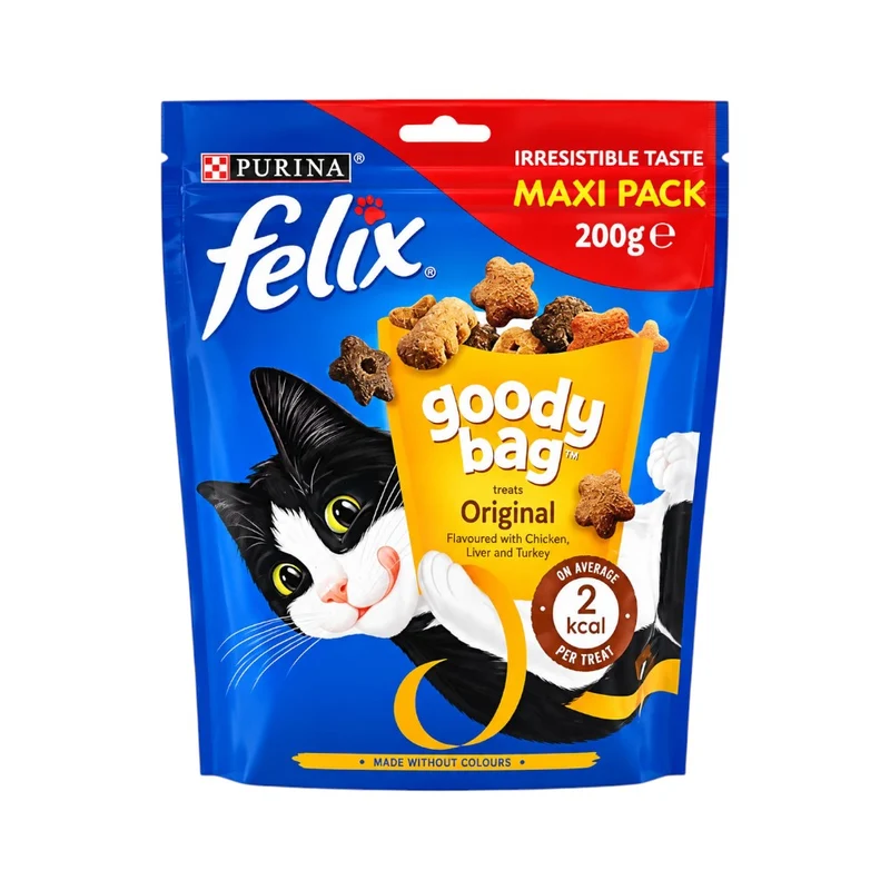 PURINA FELIX CAT FOOD GOODY BAG ORIGINAL 200 GM