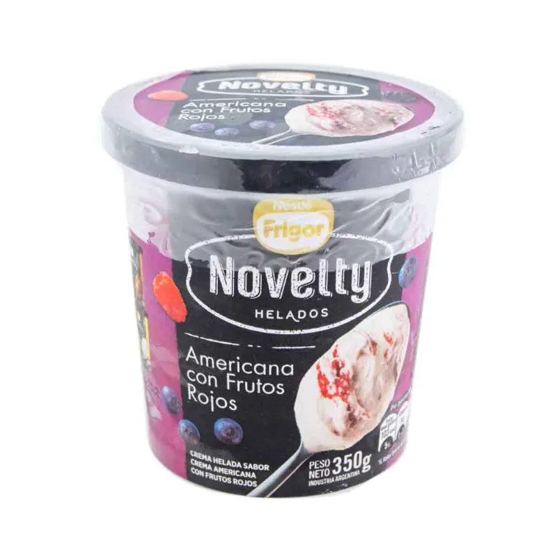 Helado Novelty Americana Con Frutos Rojos 350 Gr