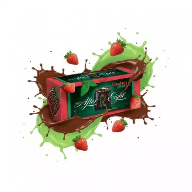 NESTLE AFTER EIGHT STRAWBERRY E MINT 200GR