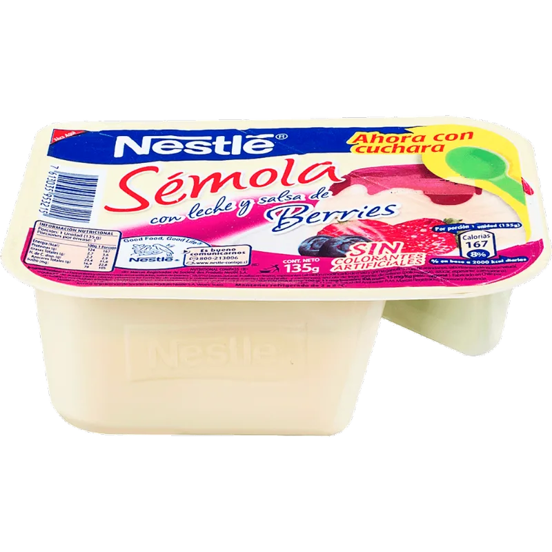 Sémola con Leche Nestlé Salsa de Berries 135 g