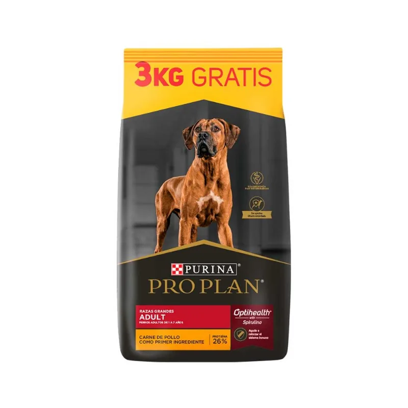 Pro Plan Perro Adulto Raza Grande x 15+3 Kg