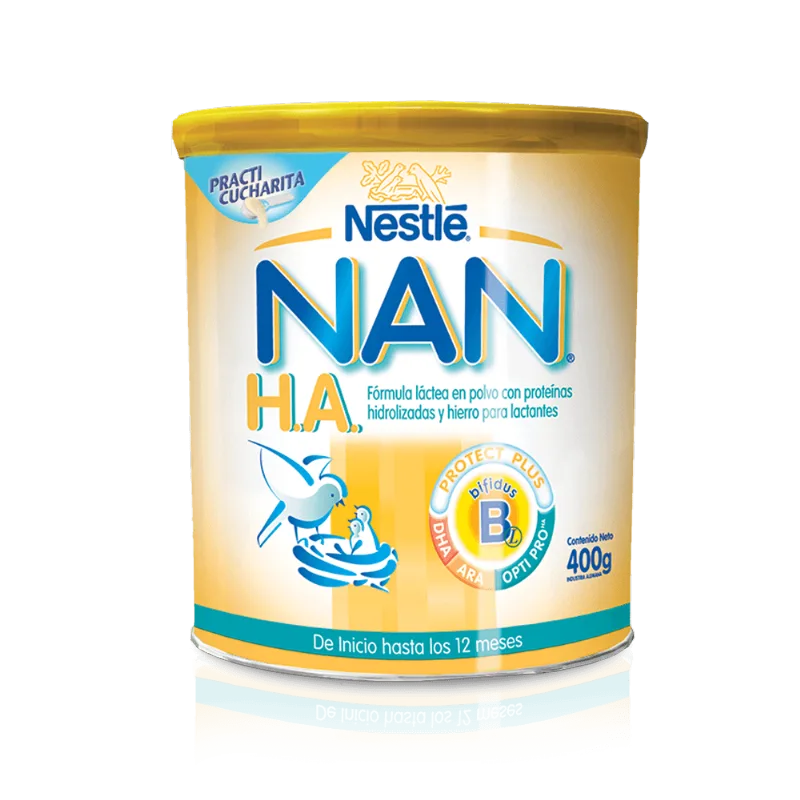Fórmula Específica en Polvo Nan H.A 0-12 Meses x 400 g