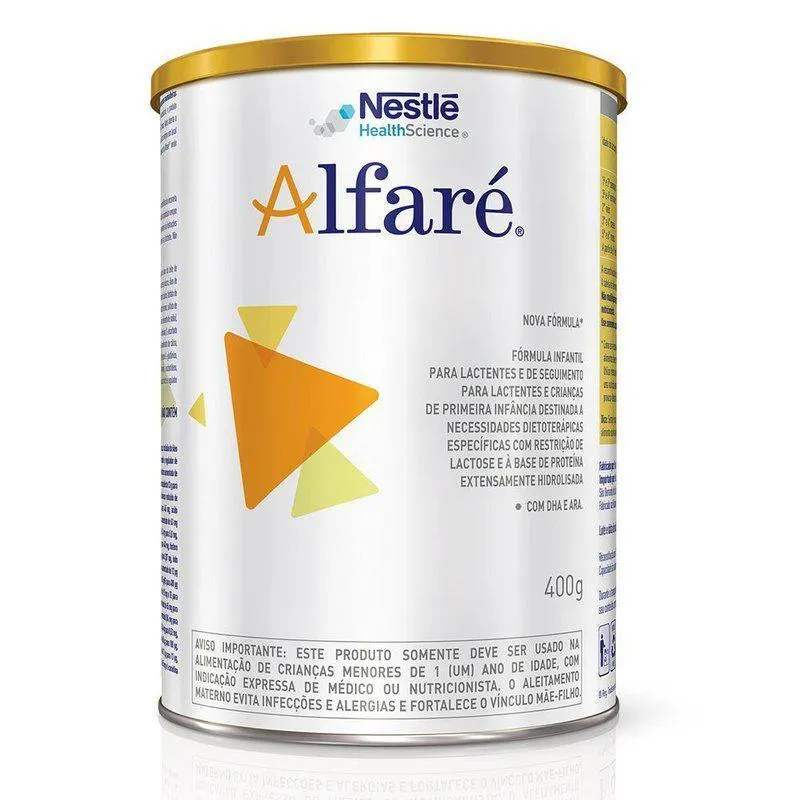 Fórmula Infantil Alfaré Nestlé Sem Lactose 400g