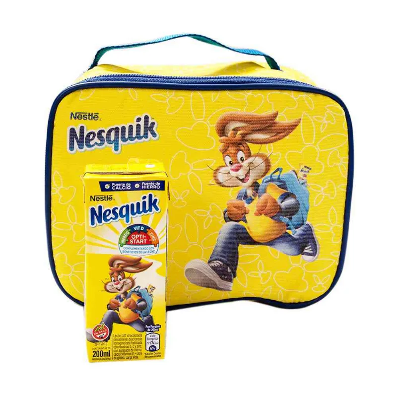 Combo Leche Chocolatada Nesquik X200ml X 6u + Lunchera-est-lt.-1.2