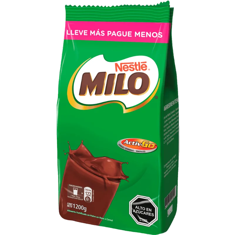 Saborizante para Leche Milo 1200 g