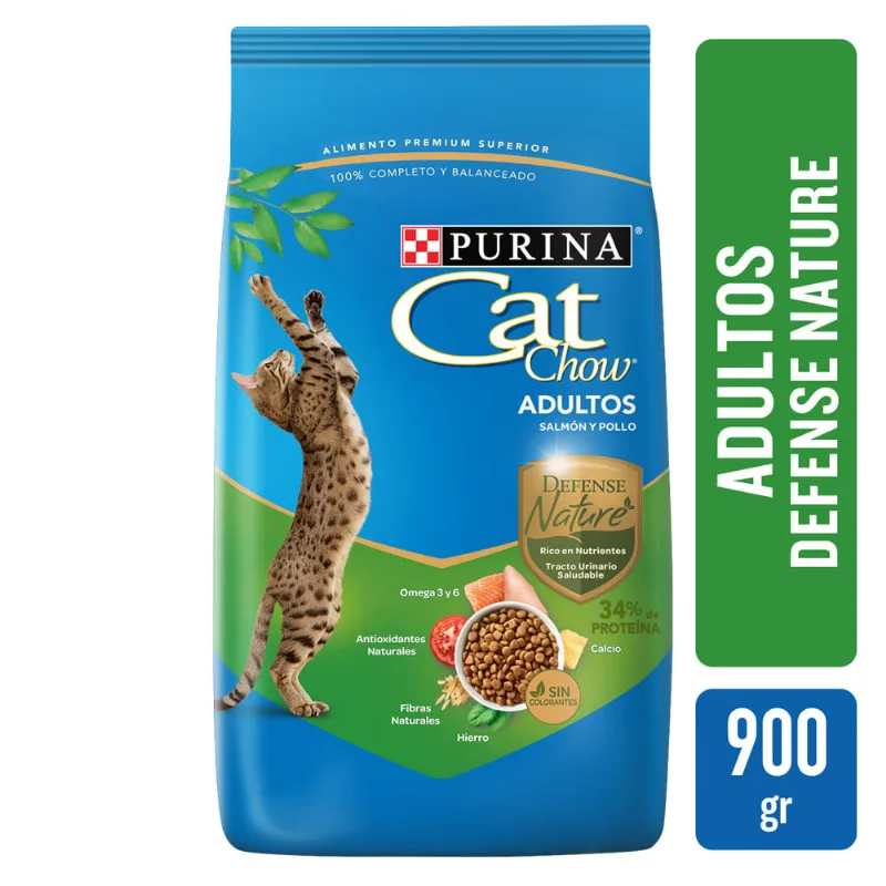 Alimento Para Gatos Cat Chow Adultos 900 Gr