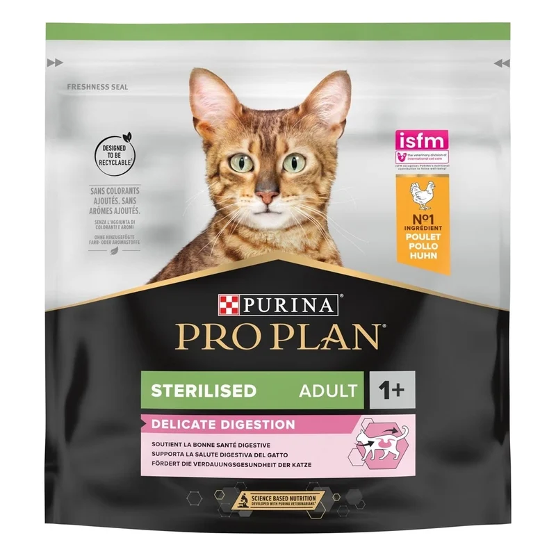 Purina Pro Plan Dc Sterilized Optigest Cibo Secco Con Pollo Gatti Adulti Bustina 400g