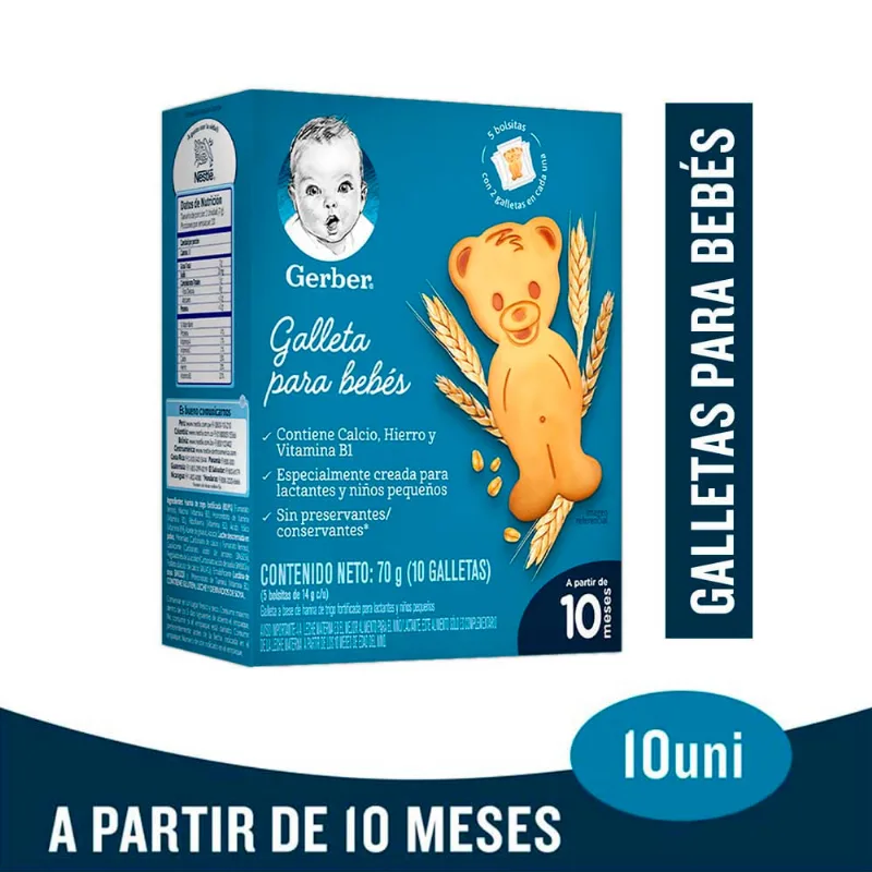 Galletitas Para Bebé Gerber® Caja X14gr