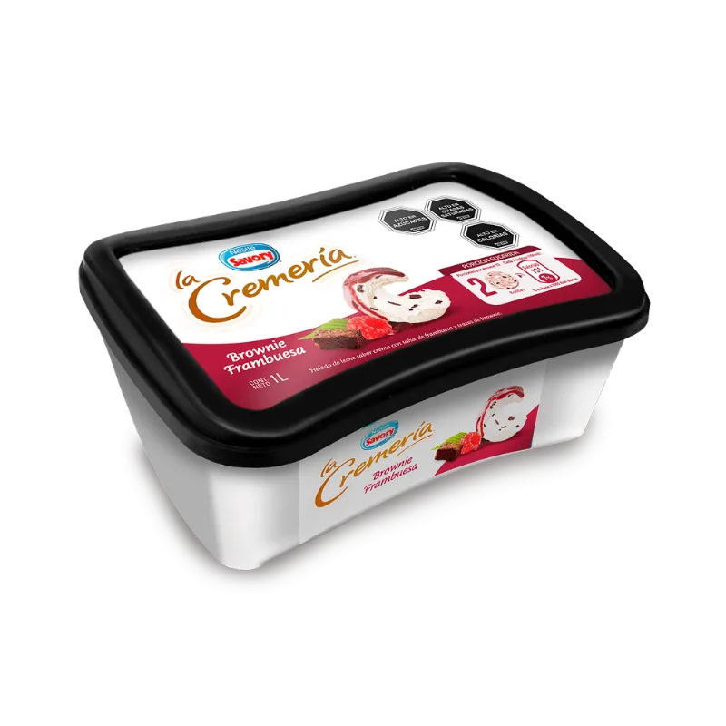 Helado La Cremería Brownie Frambuesa 1 L