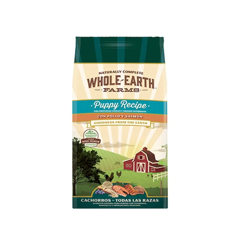 (WEF) WHOLE EARTH FARMS PERRO CACHORRO SALMON X 7.5 KG