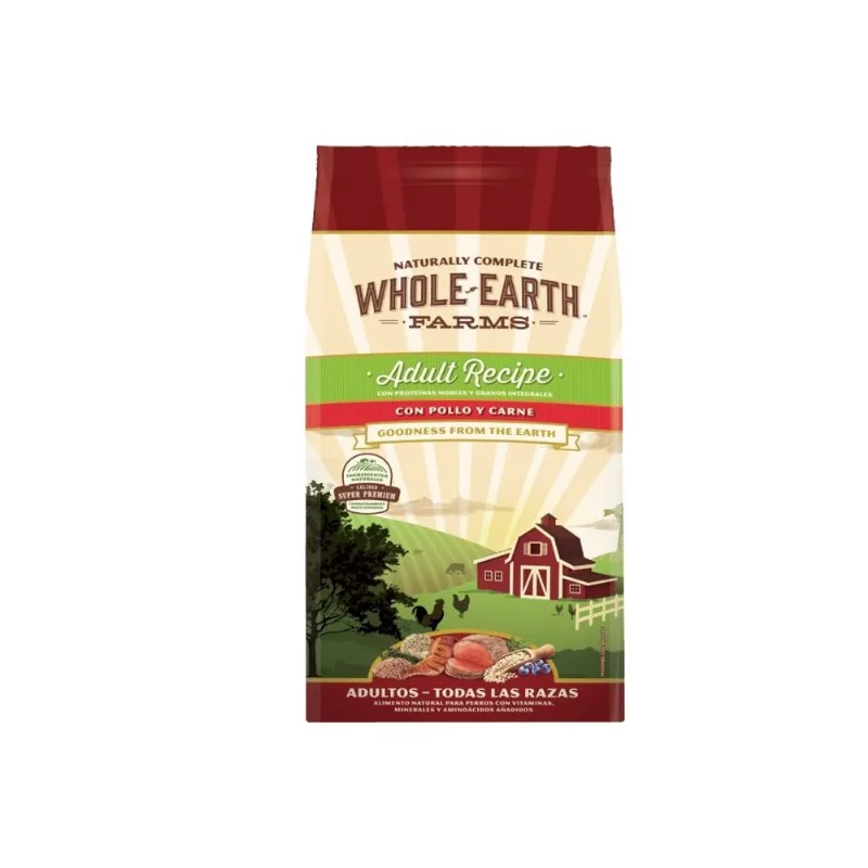 (WEF) WHOLE EARTH FARMS PERRO ADULTO CARNE X 12 KG