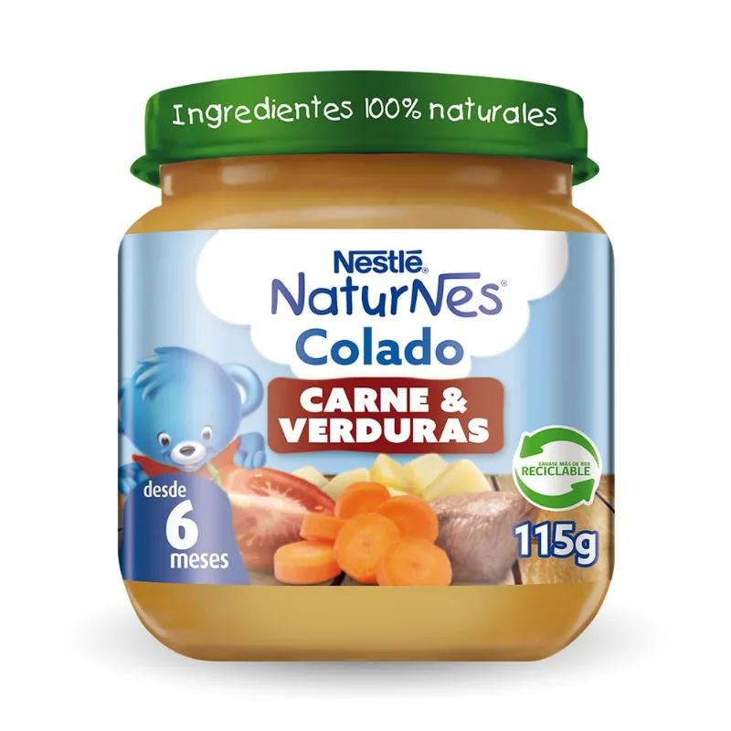 Colado Naturnes Carne y Verduras 115 g