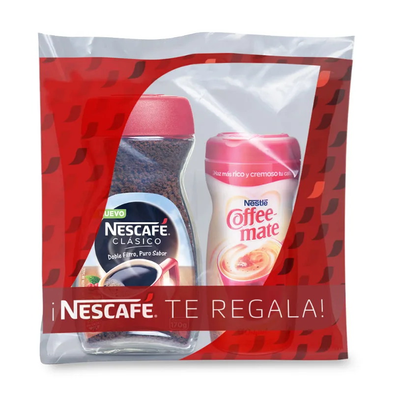 Caf? Nescafle Clasico + Coffee Mate 340 Gr Café Nescafle Clasico + Coffee Mate 340 Gr