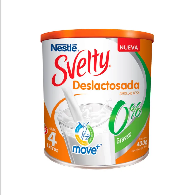 Leche En Polvo Svelty 0% Lactosa X400gr Leche En Polvo Svelty Deslactosada 400 Gr
