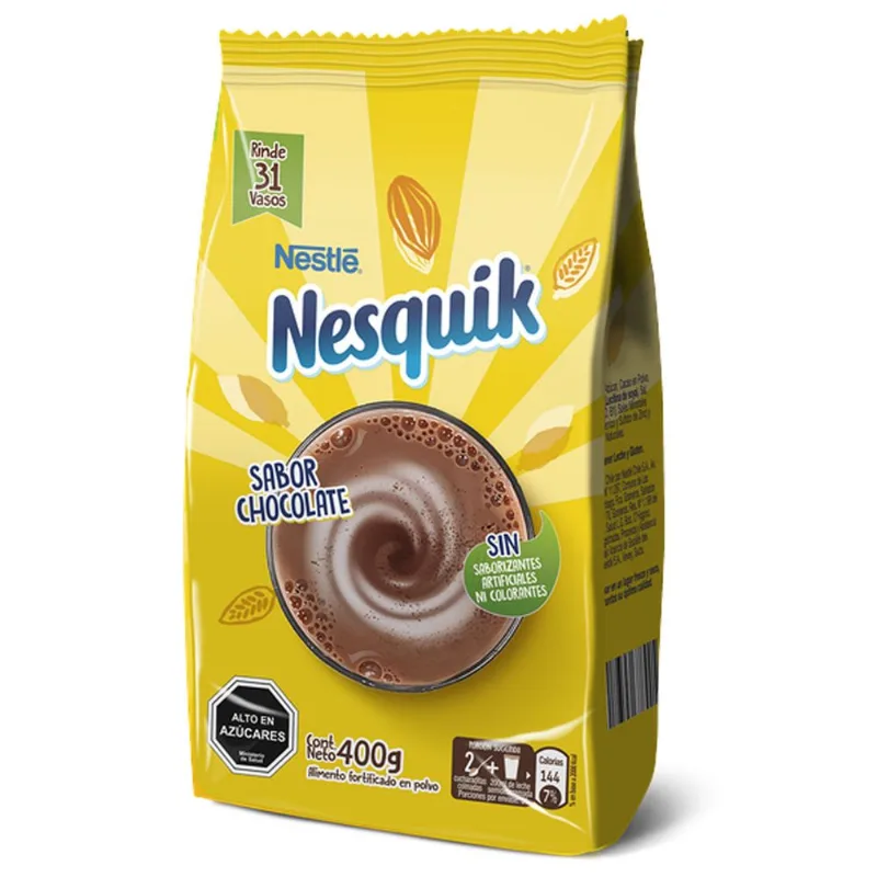 Saborizante para Leche Nesquik Chocolate 400 g