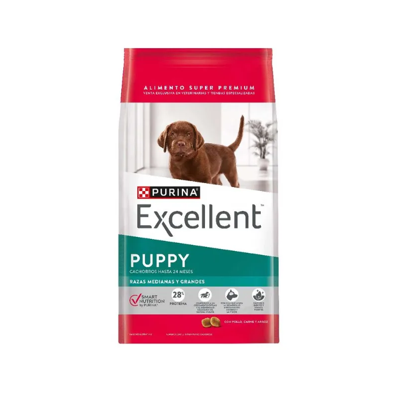 Excellent Smart Perro Cachorro Raza Mediana Grande x 20 Kg