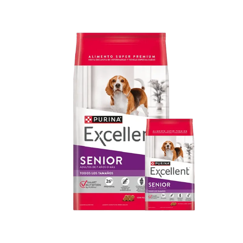 Excellent Smart Perro Senior x 15 Kg