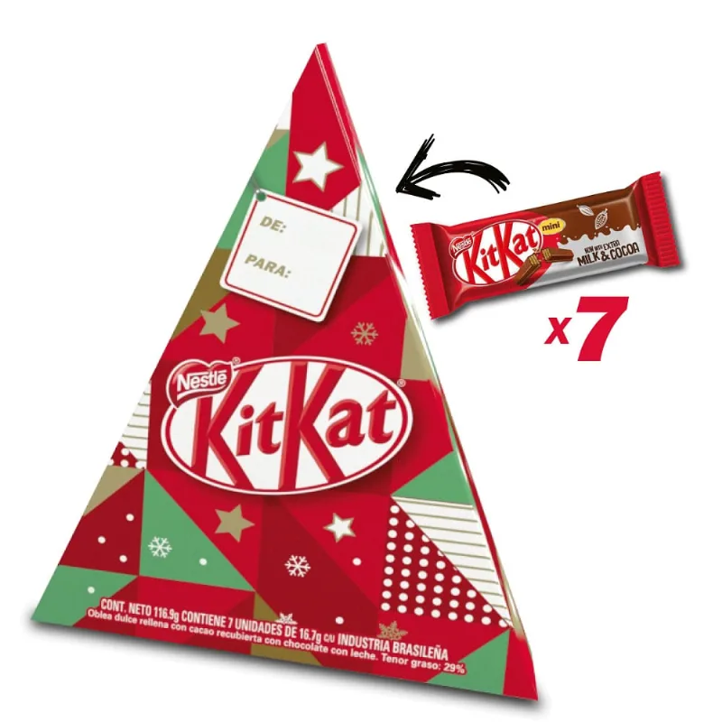 Tableta Kit Kat Navidad